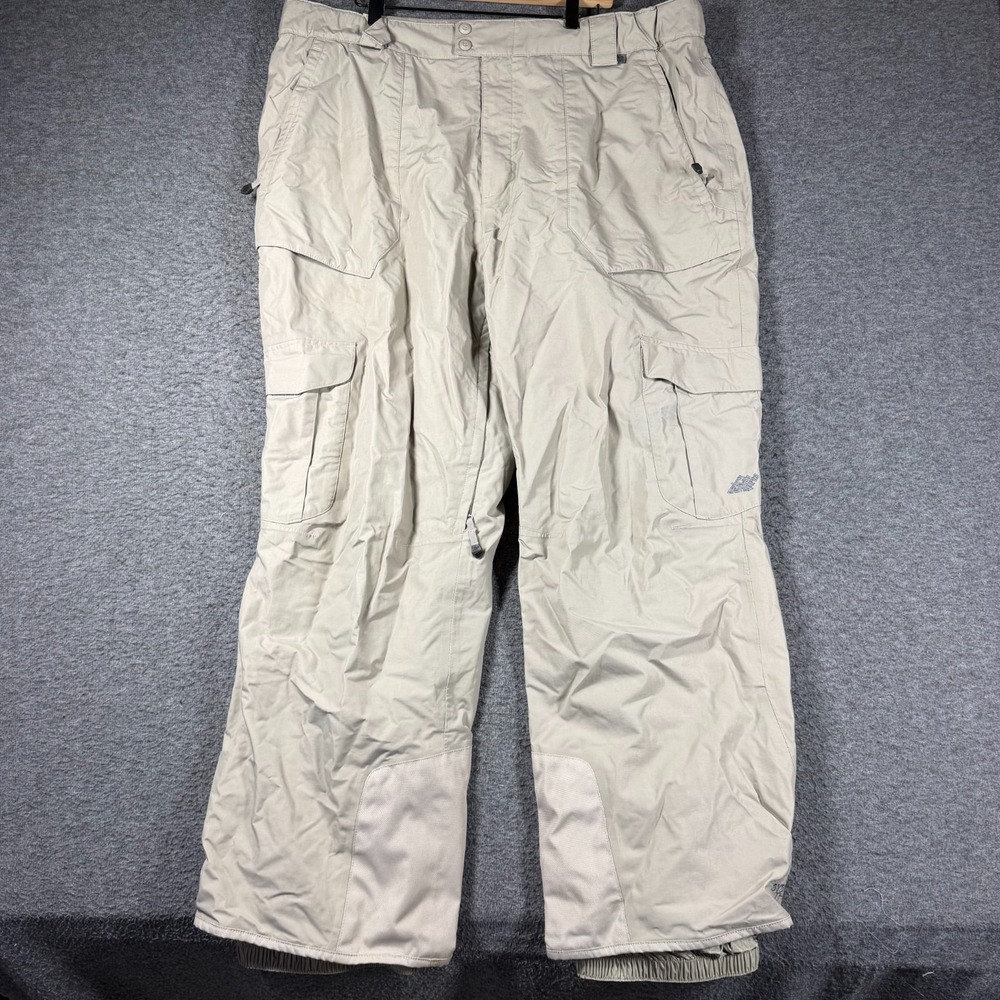 Eastern Mountain Sports System Three Ski Pants Mens Size 2XL XXL Beige